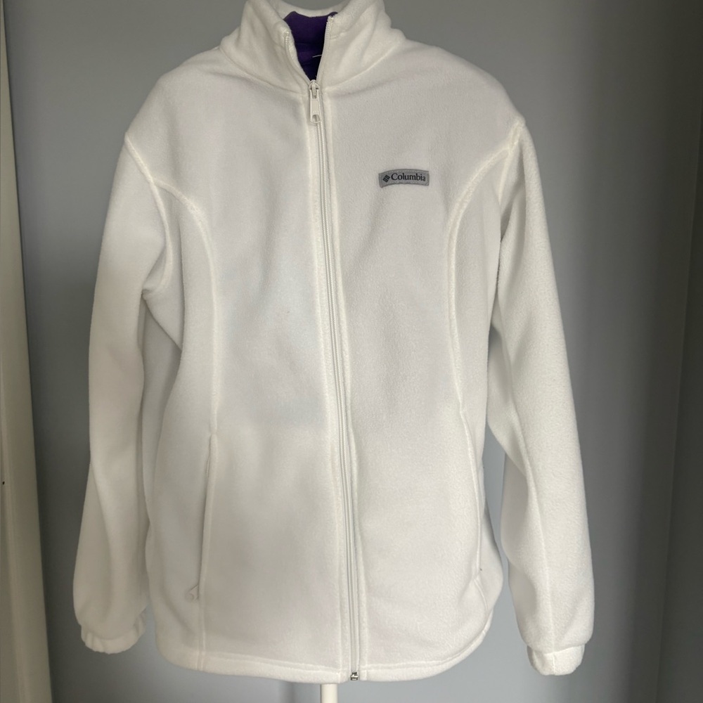 Columbia Women’s White Fleece Jacket